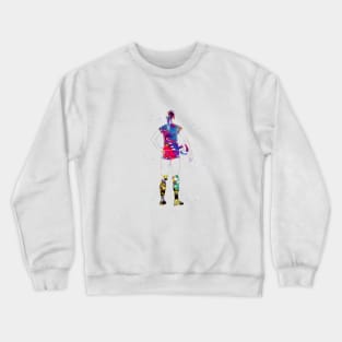 Girl Volleyball Player Crewneck Sweatshirt